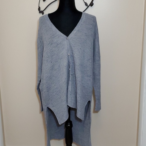 Free People TGIF Oversized Hi-Lo Cardigan - Picture 2 of 7